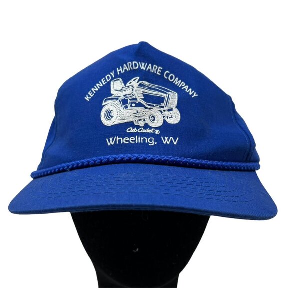 Club Cadet Riding Lawnmower Tractor Vintage Hat Cap Wheeling WV Kennedy Hardware - Picture 1 of 9